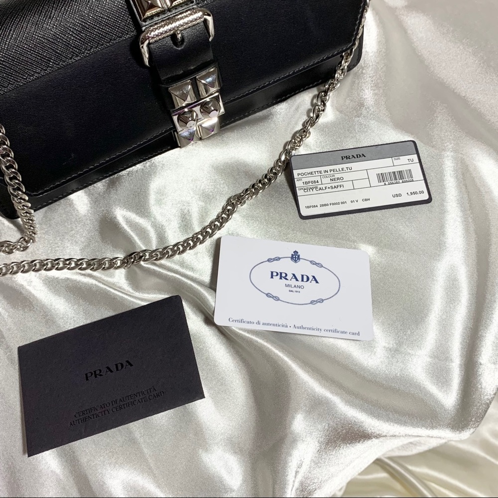 NEW✨Prada elektra clutch with chain - Picture 5 of 12